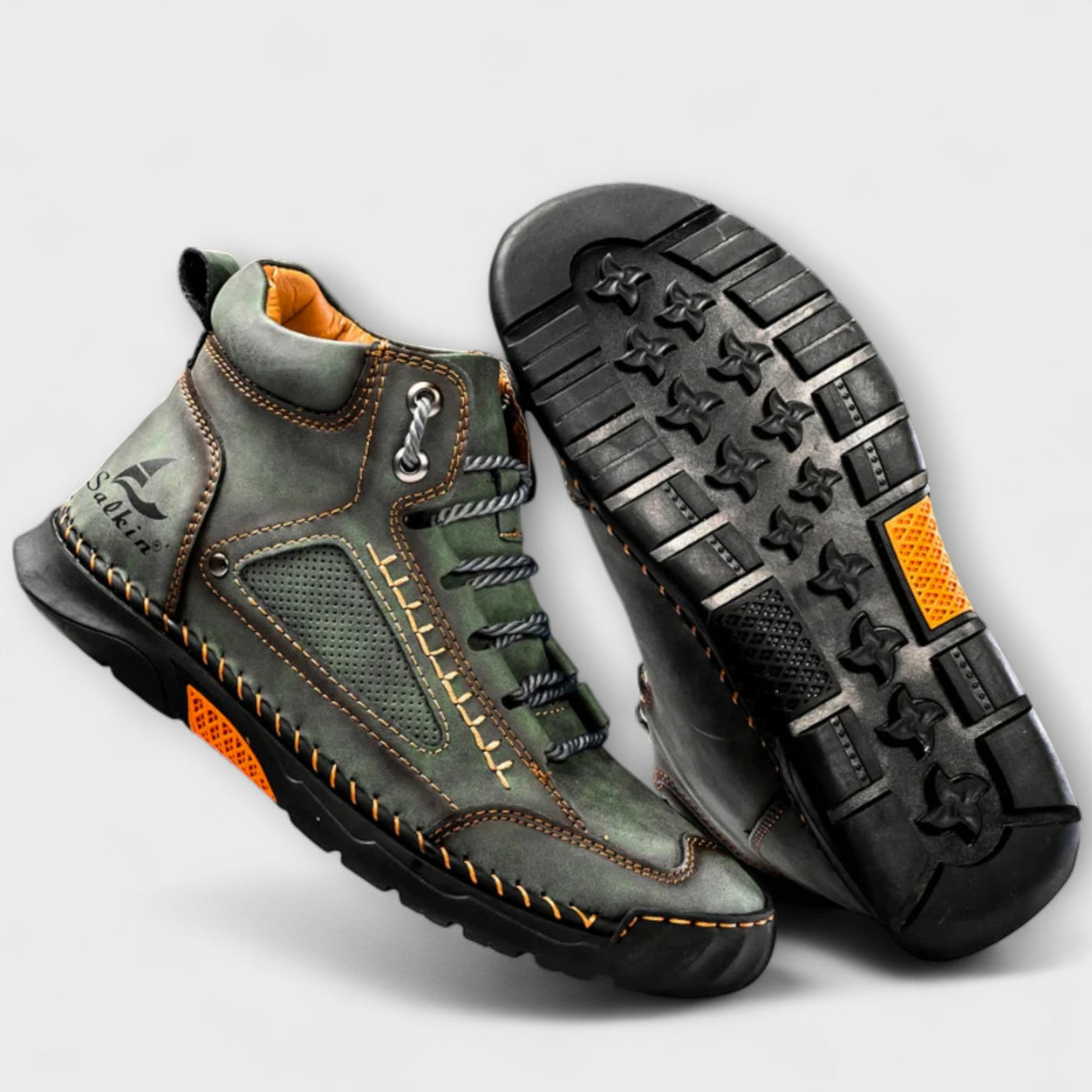 James | Premium Leather High-Top Boots
