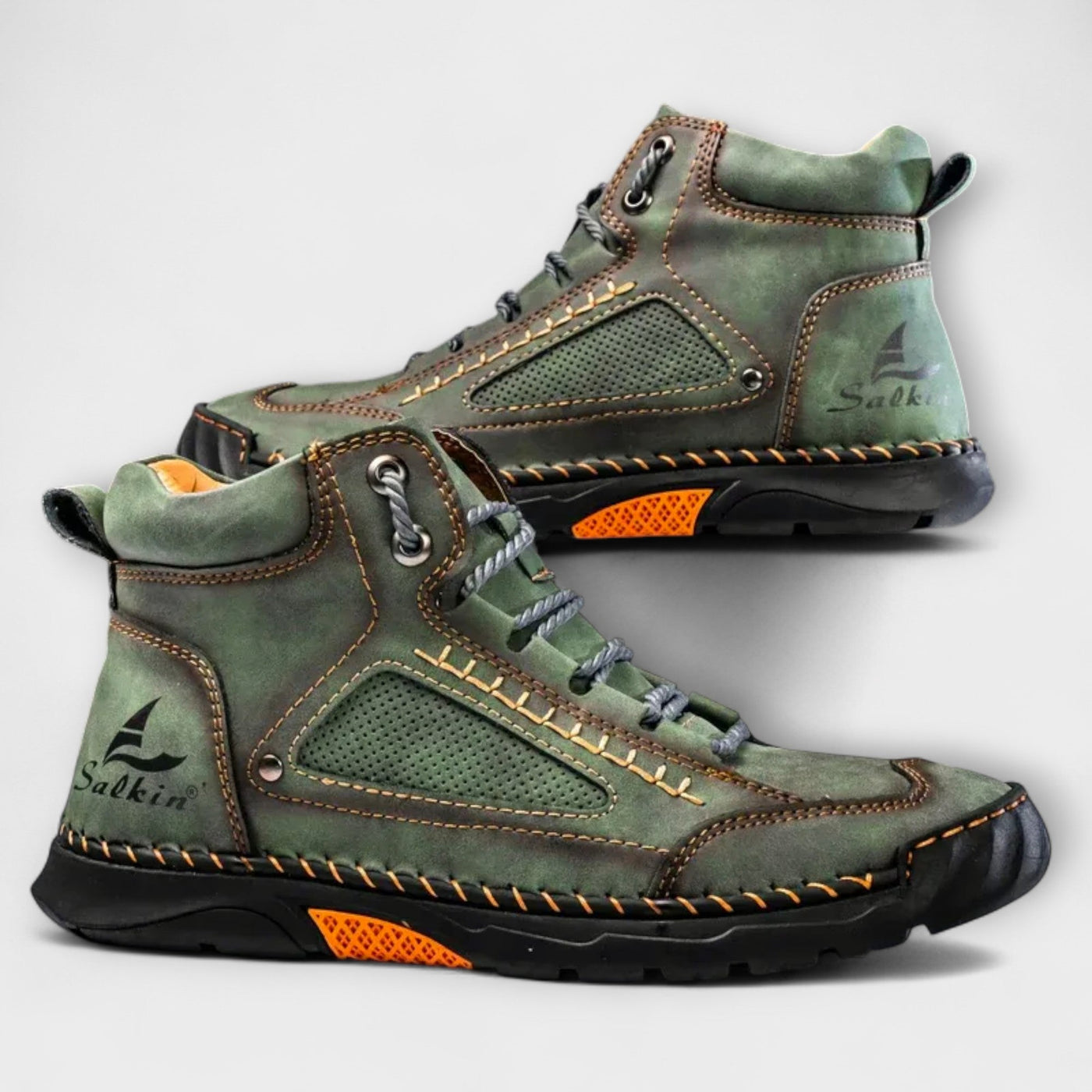 James | Premium Leather High-Top Boots