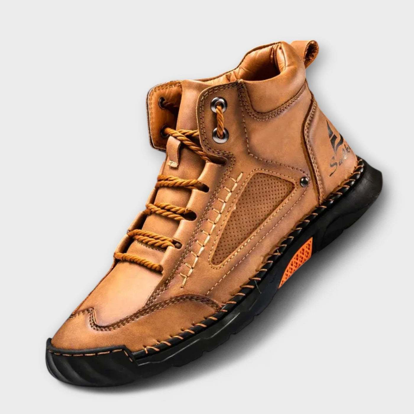 James | Premium Leather High-Top Boots