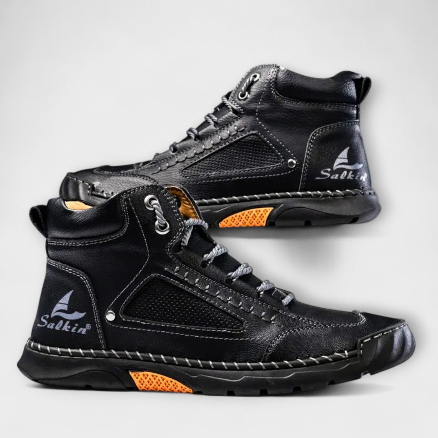 James | Premium Leather High-Top Boots