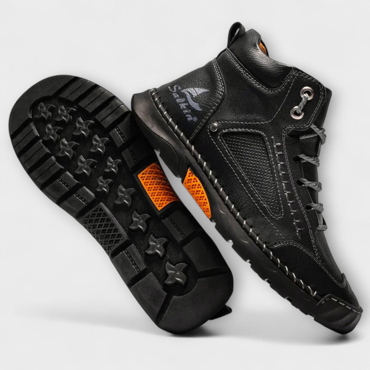 James | Premium Leather High-Top Boots