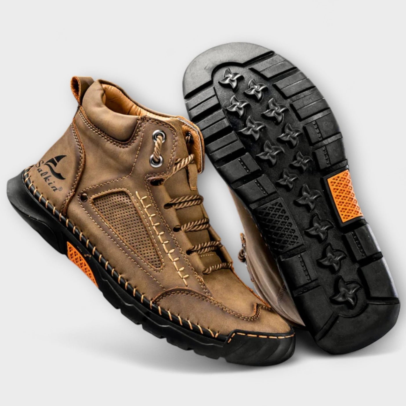 James | Premium Leather High-Top Boots