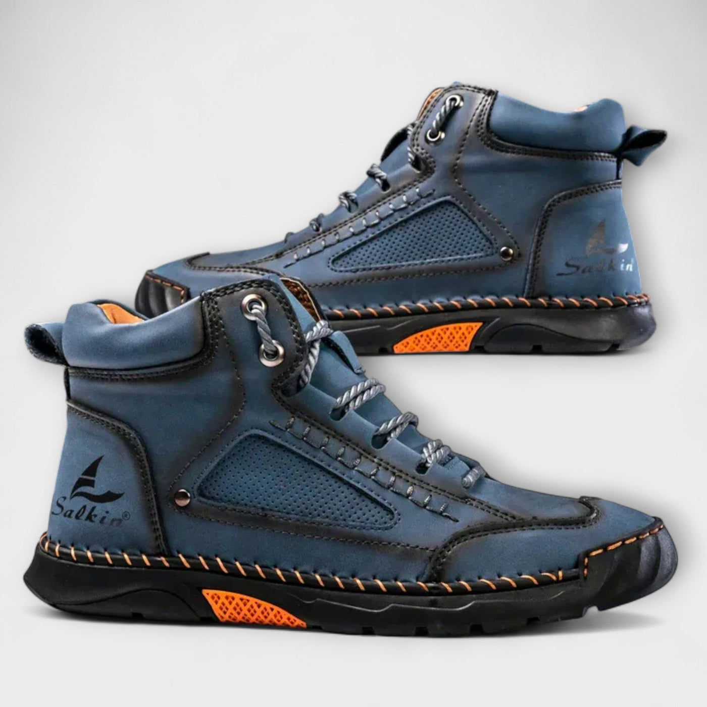 James | Premium Leather High-Top Boots